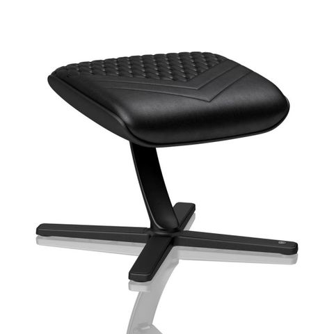 Kê chân NobleChairs FootRest Real Leather Black