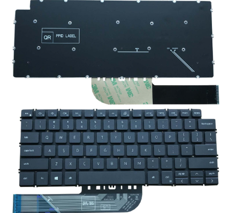 Bàn phím dùng cho laptop Dell Inspiron 7491 7490 5390 5391 5490 đen LED Like New