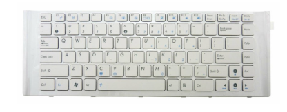 Bàn phím dùng cho laptop Asus A40 trắng