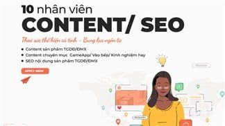 Thế Giới Di Động đang tuyển dụng 10 Nhân viên Content/SEO sản phẩm TGDĐ/ĐMX với mức lương thưởng hấp dẫn, ứng tuyển ngay