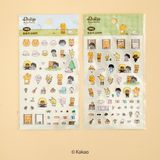  Set 3 miếng sticker Deco Kakao Friends - Green 