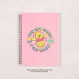  Sổ lò xo B5 kẻ dòng Pink Disney Winnie the Pooh 