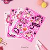  Set 4 miếng sticker Lotso - (Light Pink) 