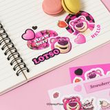  Set 4 miếng sticker Lotso - (Light Pink) 