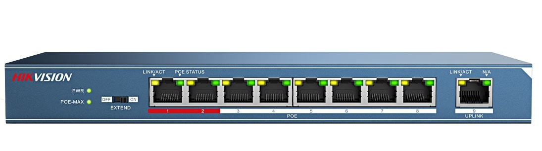 Switch POE 8 cổng 100M HIKVISION DS-3E0109P-E
