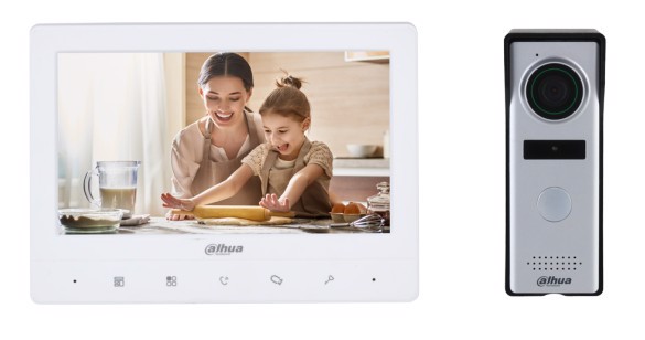 Màn hình chuông cửa IP không dây Dahua DHI-VTH2521G kết nối camera trong nhà, đàm thoại 2 chiều