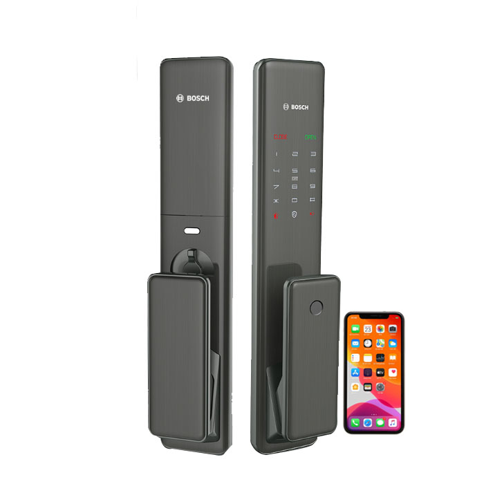 Khóa Cửa Vân Tay Cao Cấp Bosch FU750BK – App Điện Thoại