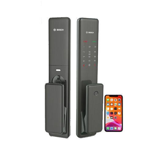 Khóa Cửa Vân Tay Cao Cấp Bosch FU750BK – App Điện Thoại
