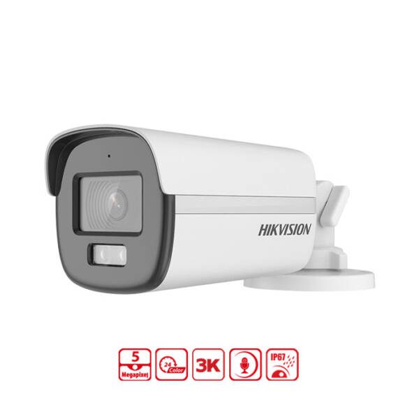 Camera HDTVI ColorVu 5MP HIKVISION DS-2CE12KF0T-FS