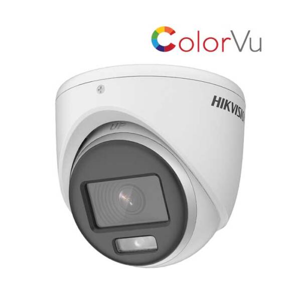 Camera HDTVI ColorVu 2MP Dome HIKVISION DS-2CE70DF0T-MF