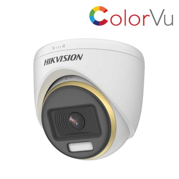 Camera HDTVI ColorVu 2MP Dome HIKVISION DS-2CE70DF3T-MF
