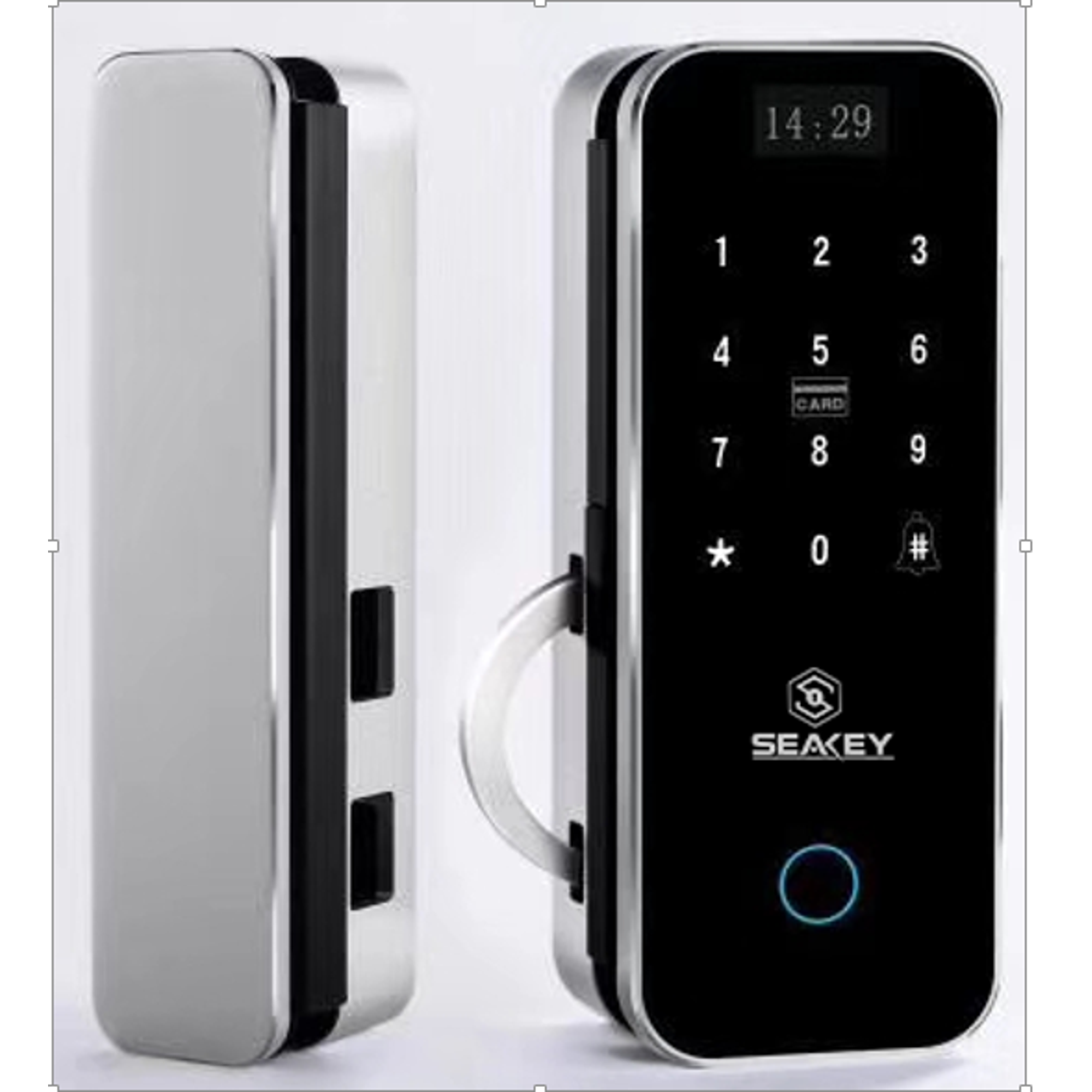 KHÓA CỬA VÂN TAY CHO CỬA KÍNH LÙA NGANG CÓ REMOTE G52R