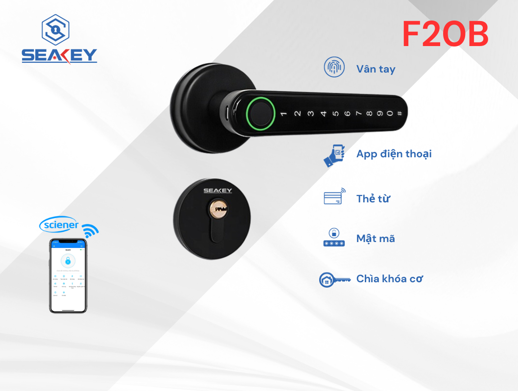 Khóa Vân Tay SEAKEY F20B