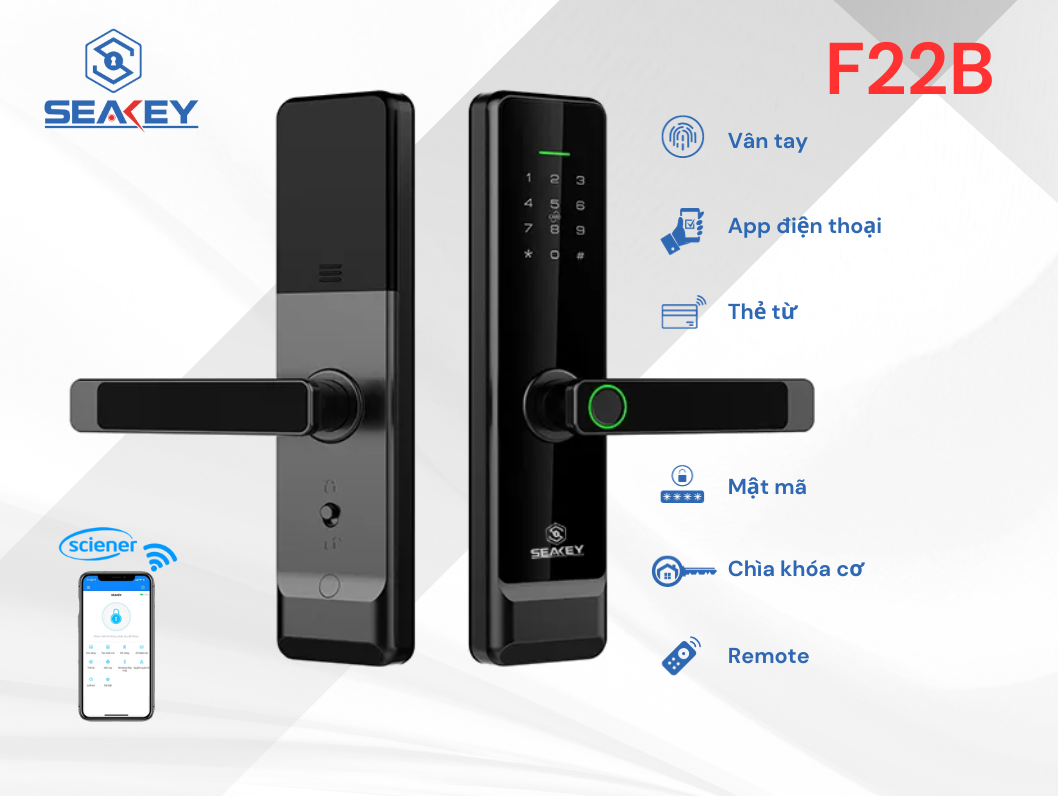 Khóa Vân Tay SEAKEY F22B