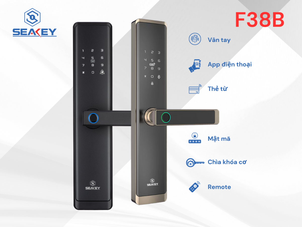 Khóa Vân Tay SEAKEY F38B