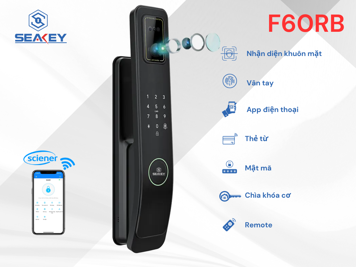 Khóa Vân Tay SEAKEY F60RB