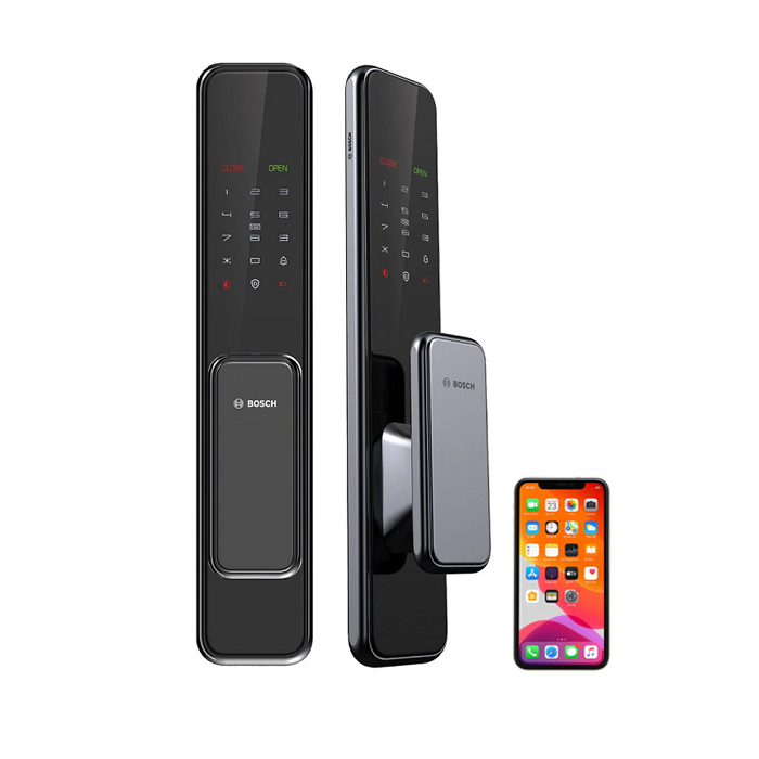 Khóa Cửa Vân Tay BOSCH EL600 Gold PLUS