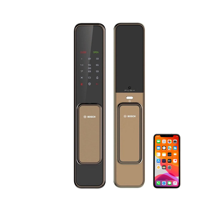 Khóa Cửa Vân Tay BOSCH EL600 Gold PLUS