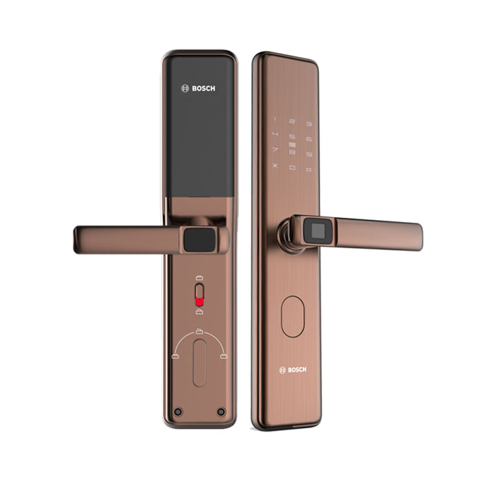 Khóa Cửa Vân Tay cao cấp BOSCH ID30B màu đồng