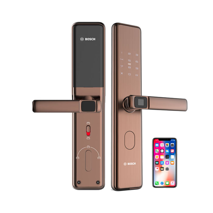 Khóa Cửa BOSCH ID30B PLUS màu đen – App điện thoại