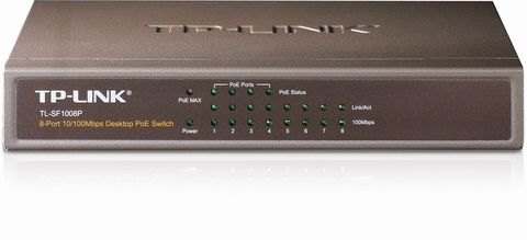 Switch TP-LINK 8-Port 10/100Mbps PoE TL-SF1008P