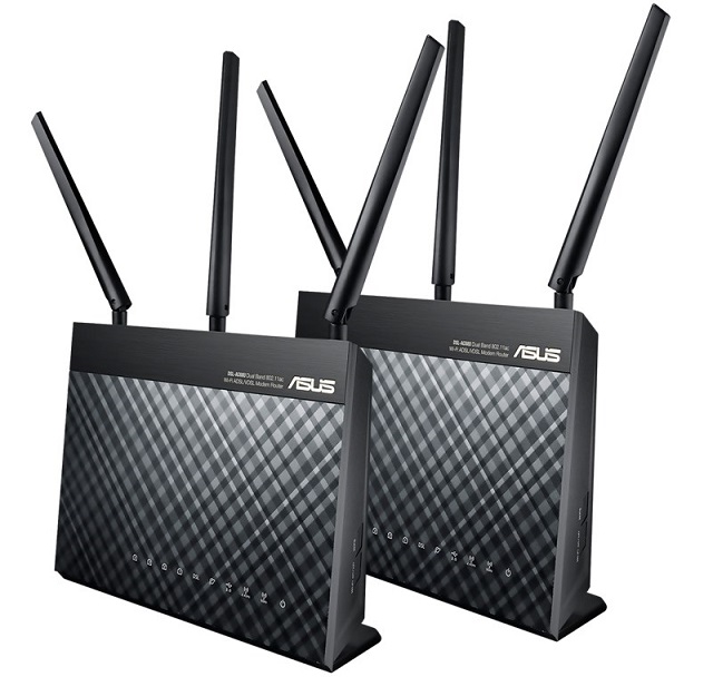 Router Wi-Fi Mesh AC1900 Dual Band Gigabit ASUS RT-AC68U (2 Pack)