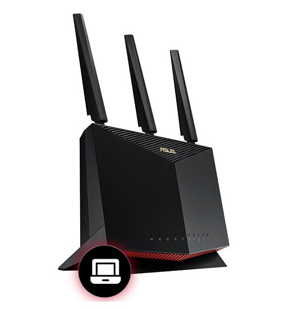 Router AX5700 Dual Band Mesh WiFi 6 Gaming ASUS RT-AX86U
