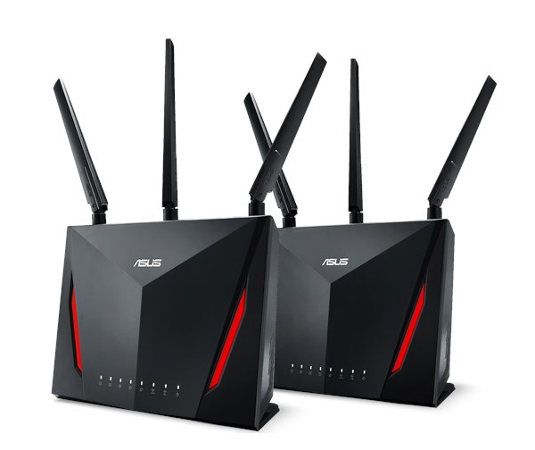 Router Wi-Fi Gaming Mesh AC2900 Dual Band Gigabit ASUS RT-AC86U (2-PK)