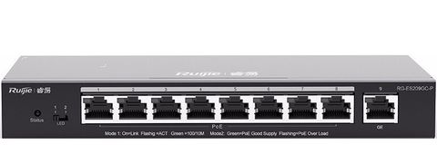 Switch PoE  RUIJIE 8-port 10/100/1000Base-T RG-ES209GC-P