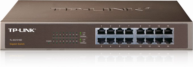 Switch TP-LINK  16-Port Gigabit TL-SG1016D