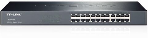 Switch TP-LINK 24-Port 10/100/1000Mbps Gigabit Rackmount TL-SG1024