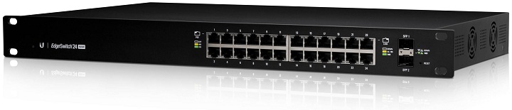 Switch with SFP UBIQUITI  24-Port Managed PoE+ Gigabit EdgeSwitch ES-24-500W