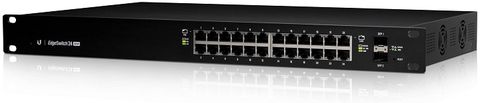 Switch with SFP UBIQUITI  24-Port Managed PoE+ Gigabit EdgeSwitch ES-24-500W
