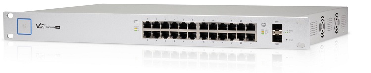 Switch PoE 24-Port Gigabit 24V 802.3af/at UniFi US-24-250W