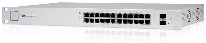 Switch PoE Gigabit  24-Port 24V & 802.3af/at UniFi US-24-500W