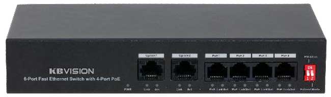 Switch POE 4 cổng KBVISION KX-ASW04-P2