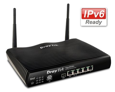 Modem Router VPN, Firewall Dual-WAN Load balancing DrayTek Vigor2925FN
