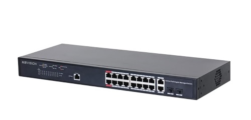 Switch POE 16 cổng KBVISION KX-CSW16-PFG-230