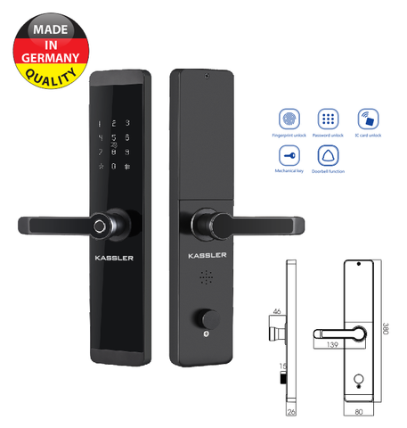 Khóa cửa vân tay Kassler KL-600