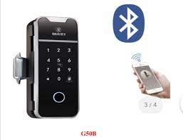 Khóa cửa vân tay bluetooth cho cửa kính G50B