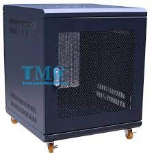 Tủ Rack mạng để đất 12U Sâu 600 cửa Lưới
