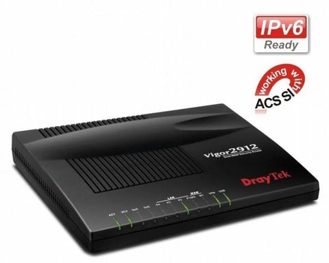 ROUTER VPN, FIREWALL DUAL-WAN LOAD BALANCING BROADBAND DRAYTEK VIGOR2912