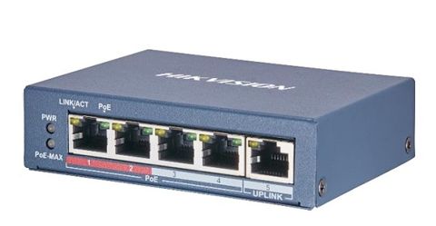 Switch PoE 4-port HIKVISION DS-3E0105P-E (B)