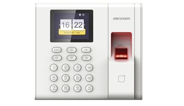 Máy chấm công kiểm soát cửa vân tay, thẻ HIKVISION DS-K1A8503MF