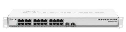 Switch 24-Port 10/100/1000 Ethernet+2-Port SFP Mikrotik CSS326-24G-2S+RM