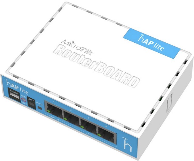 Router WIFI Mikrotik RB941-2nD (hAP lite classic)