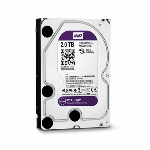 Ổ cứng chuyên dụng cho camera WD PURPLE 2TB WD20PURZ