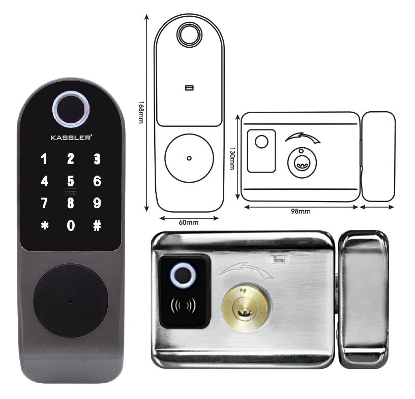 Khóa cửa cổng KASSLER KL-579