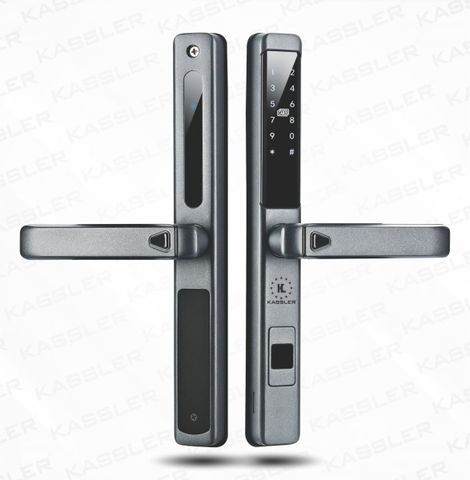 Khóa cửa nhôm Kassler KL-599LX DarK Grey