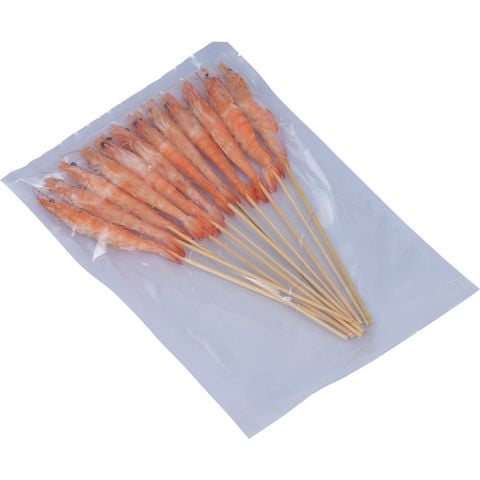 Tôm Thẻ Hấp Xiên Que (20 xiên)
